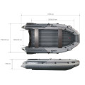 Лодка надувная Angler SKAT TRITON 370NDFi с интегрир. фальшбортом и пласт. транц в Красноярске
