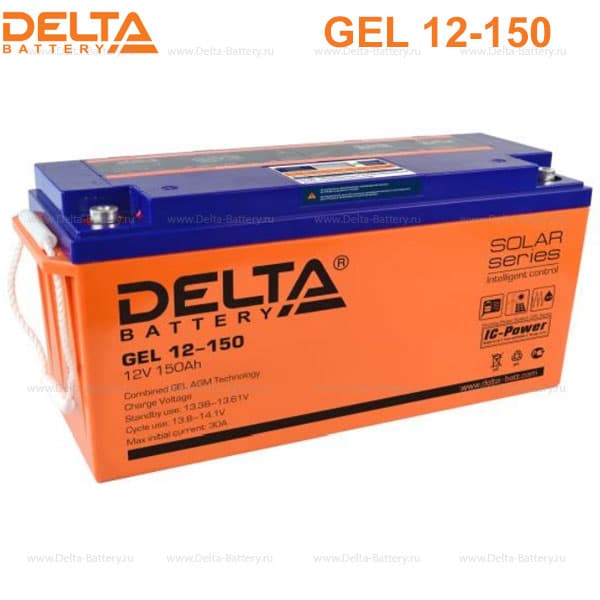 Аккумуляторная батарея Delta GEL 12-150 в Красноярске