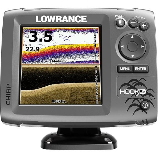 Эхолот Lowrance Hook-5 Mid/High/DownScan в Красноярске