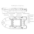 Надувная лодка Фрегат M430FM Light Jet в Красноярске