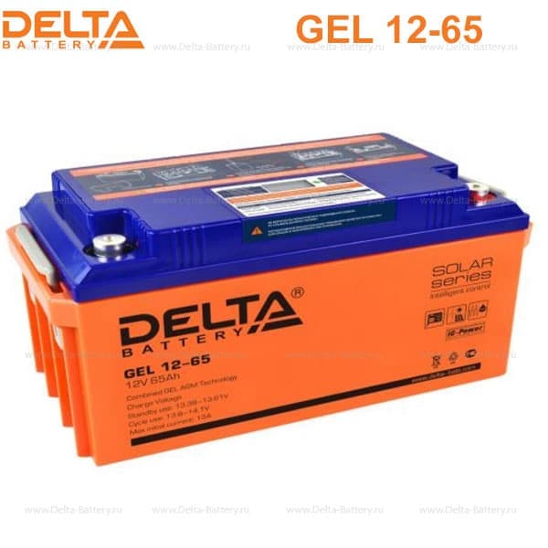 Аккумуляторная батарея Delta GEL 12-65 в Красноярске