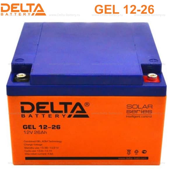 Аккумуляторная батарея Delta GEL 12-26 в Красноярске